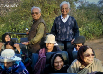 Senior Samarth Community members on a jungle safari